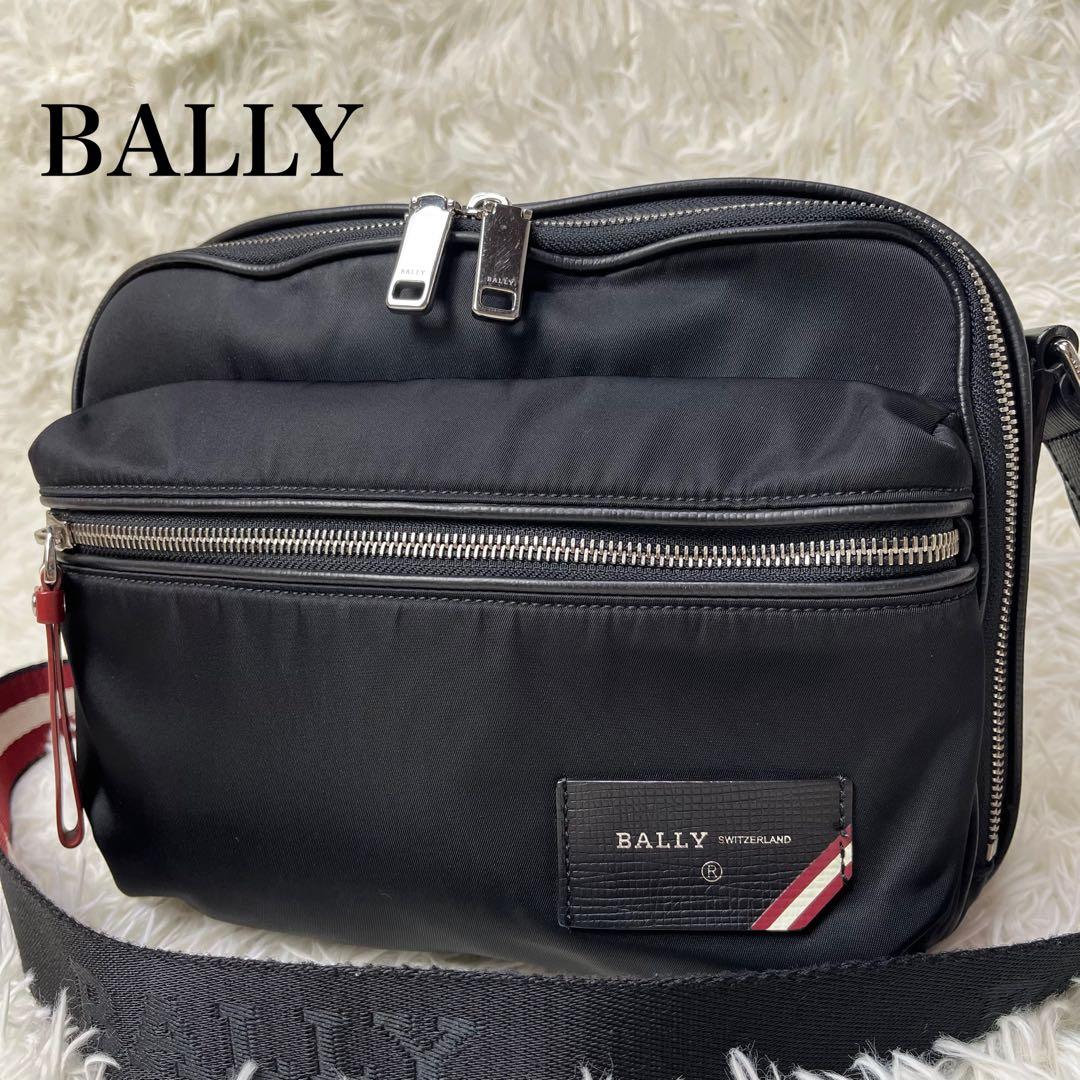 BALLY ショルダーバッグ トレインスポッティング ナイロン×レザー 黒