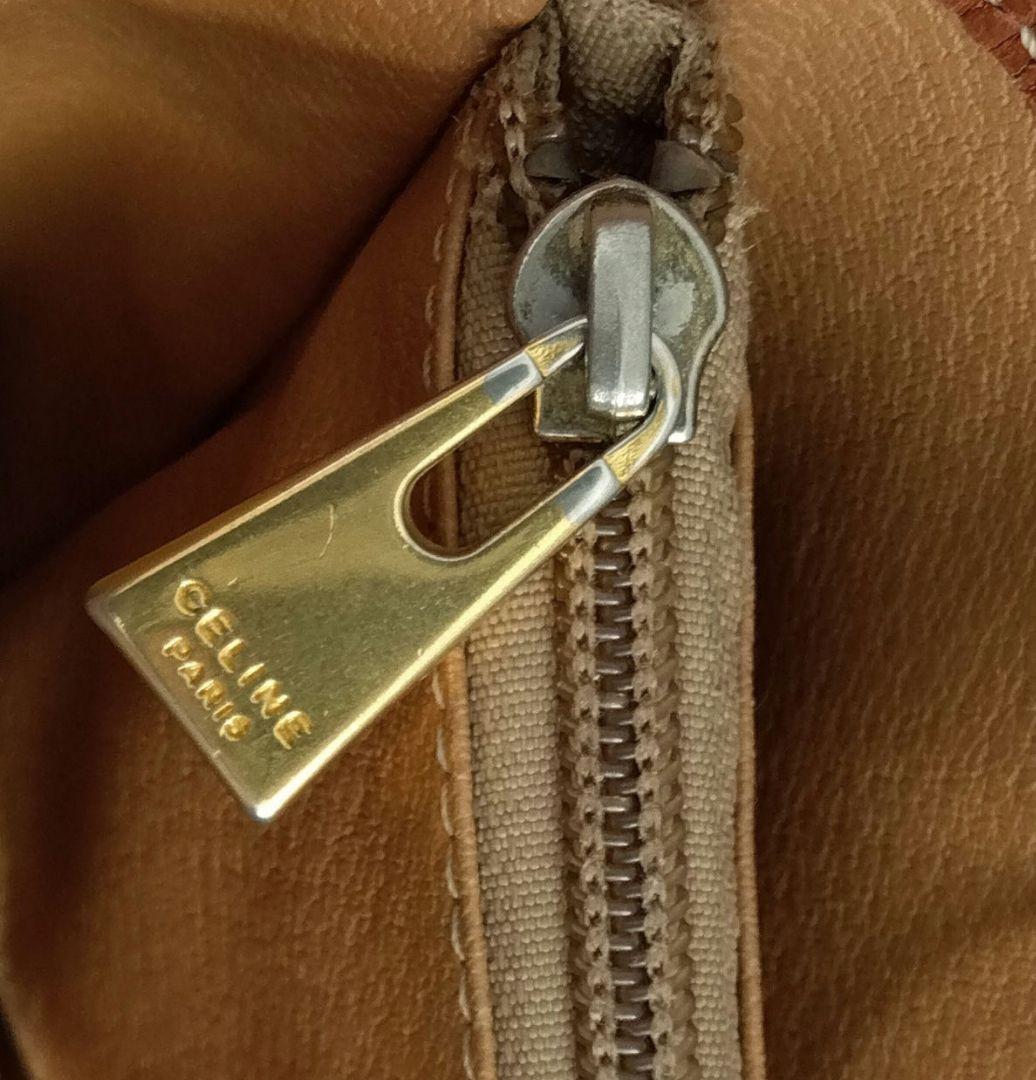 APN26 セリーヌ マカダム バケツ型ハンドバッグ ゴールド金具 トリオンフ