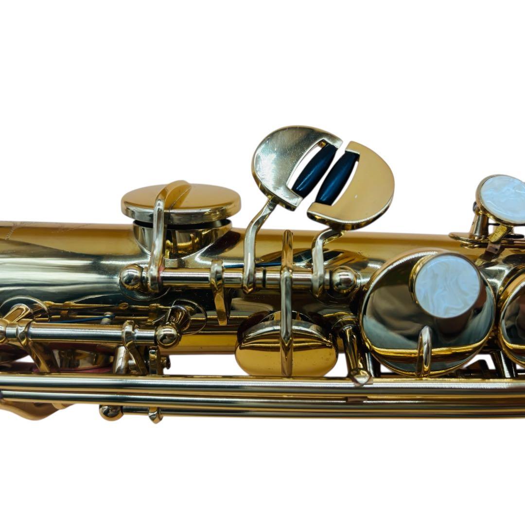 ソプラノサックス SP-650 Jマイケル　彫刻　ゴールド　ケース付き