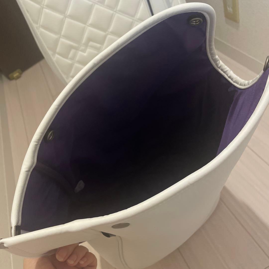 OFF キルティング ゴルフバッグ ホワイト※クラブはつきません※