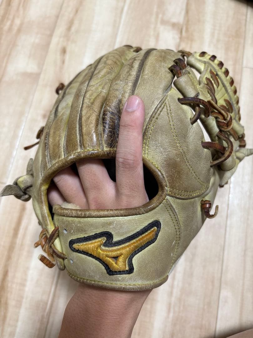 ミズノプロ 軟式内野用グラブ即使用可／セカンド・ショート・サード対応 即発送可