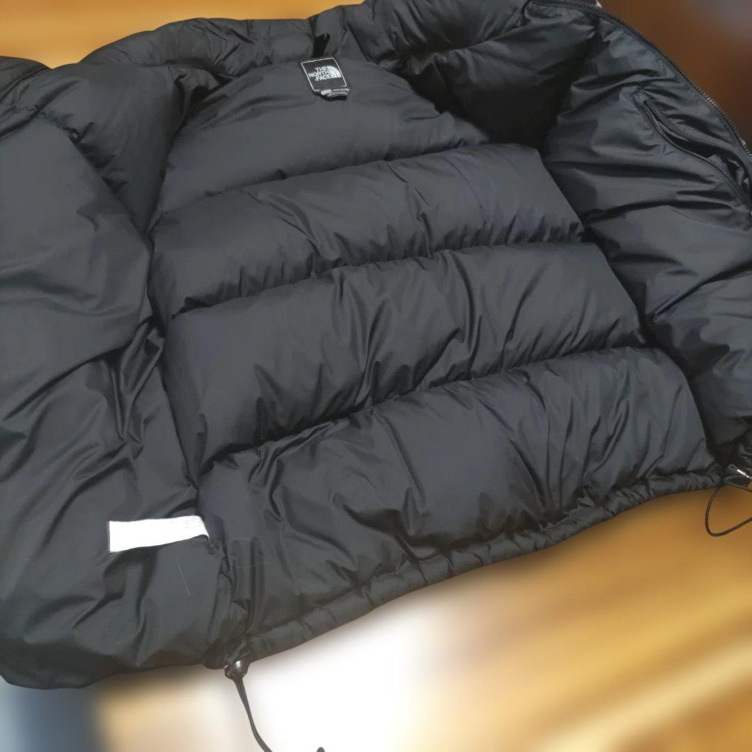 THE NORTH FACE ブラック ダウンベスト XLヌプシ700暖か