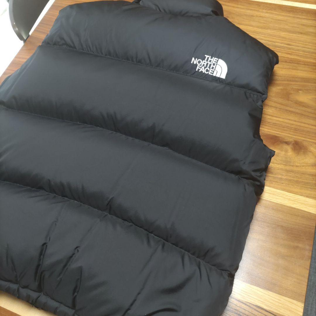 THE NORTH FACE ブラック ダウンベスト XLヌプシ700暖か
