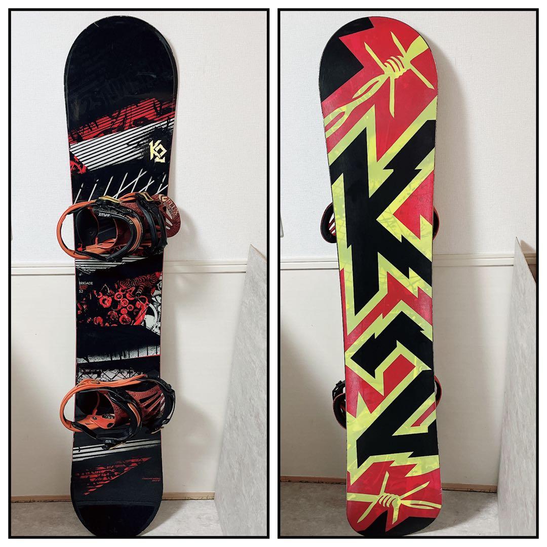 K2 ブリゲード FLUX RL メンズ　スノーボードセット NO.05
