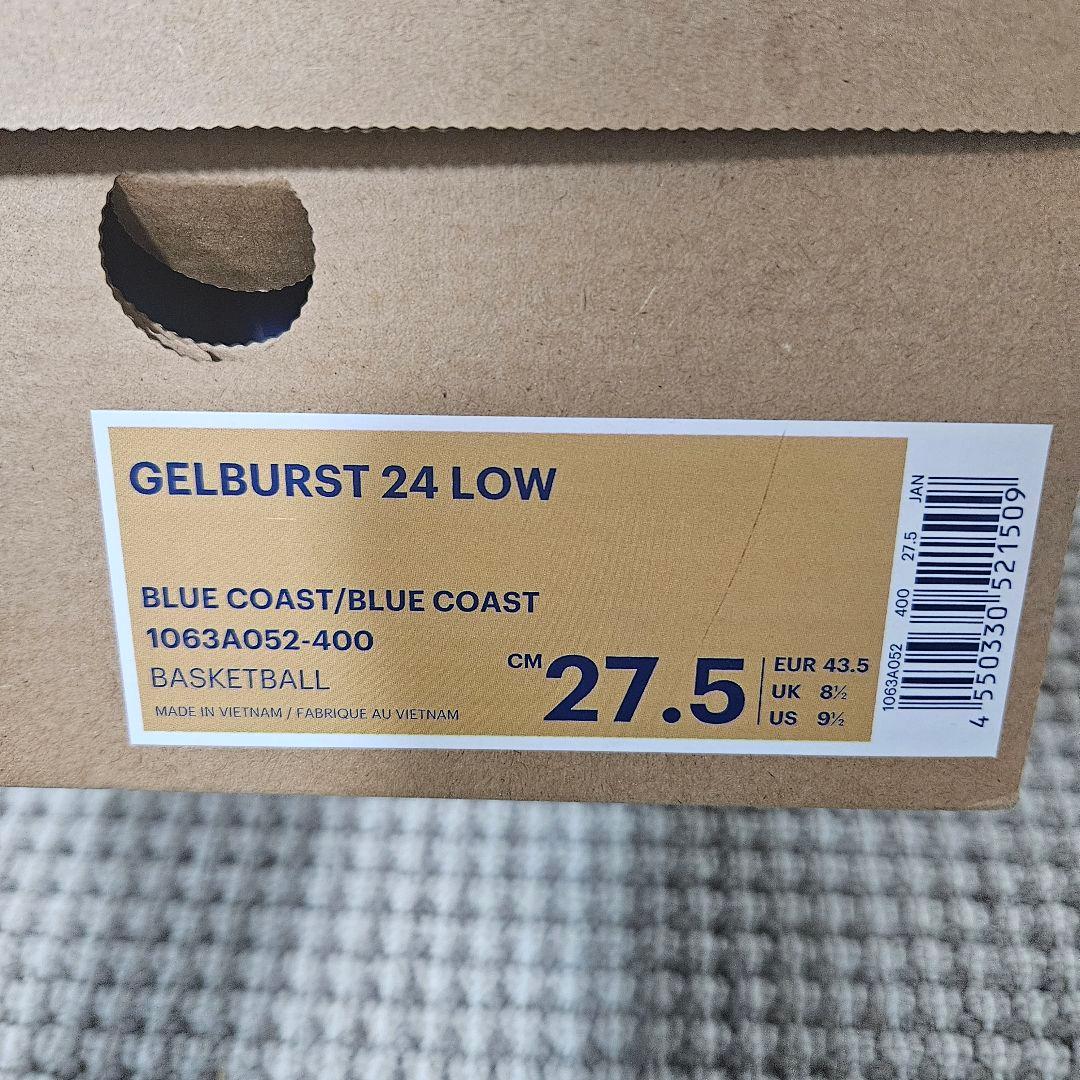 asics×ballaholic ゲルバースト24low 27.5cm