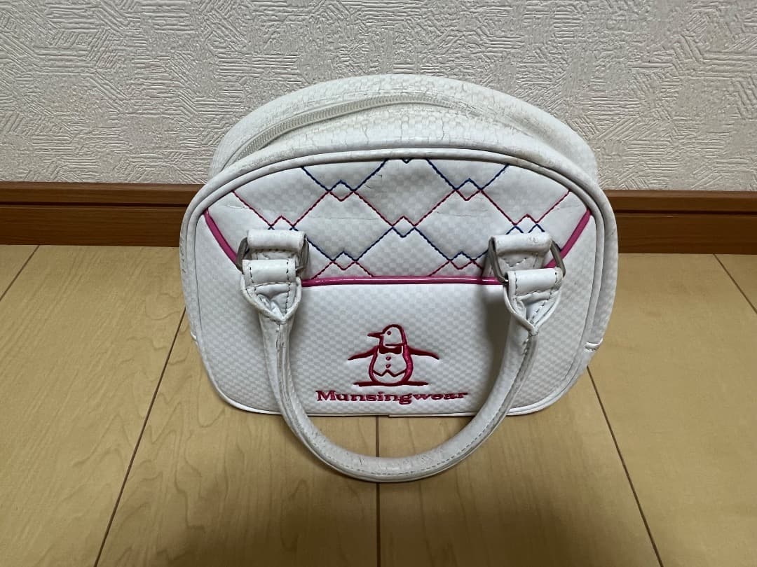 Munsingwear キャディバッグセット ホワイト・ピンク