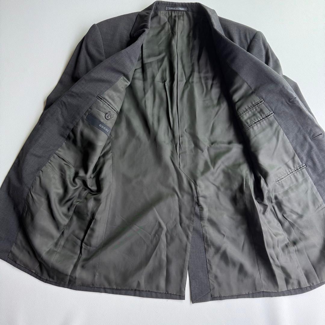 【トムフォード期】グッチ テーラードジャケット ブラック L 段返り