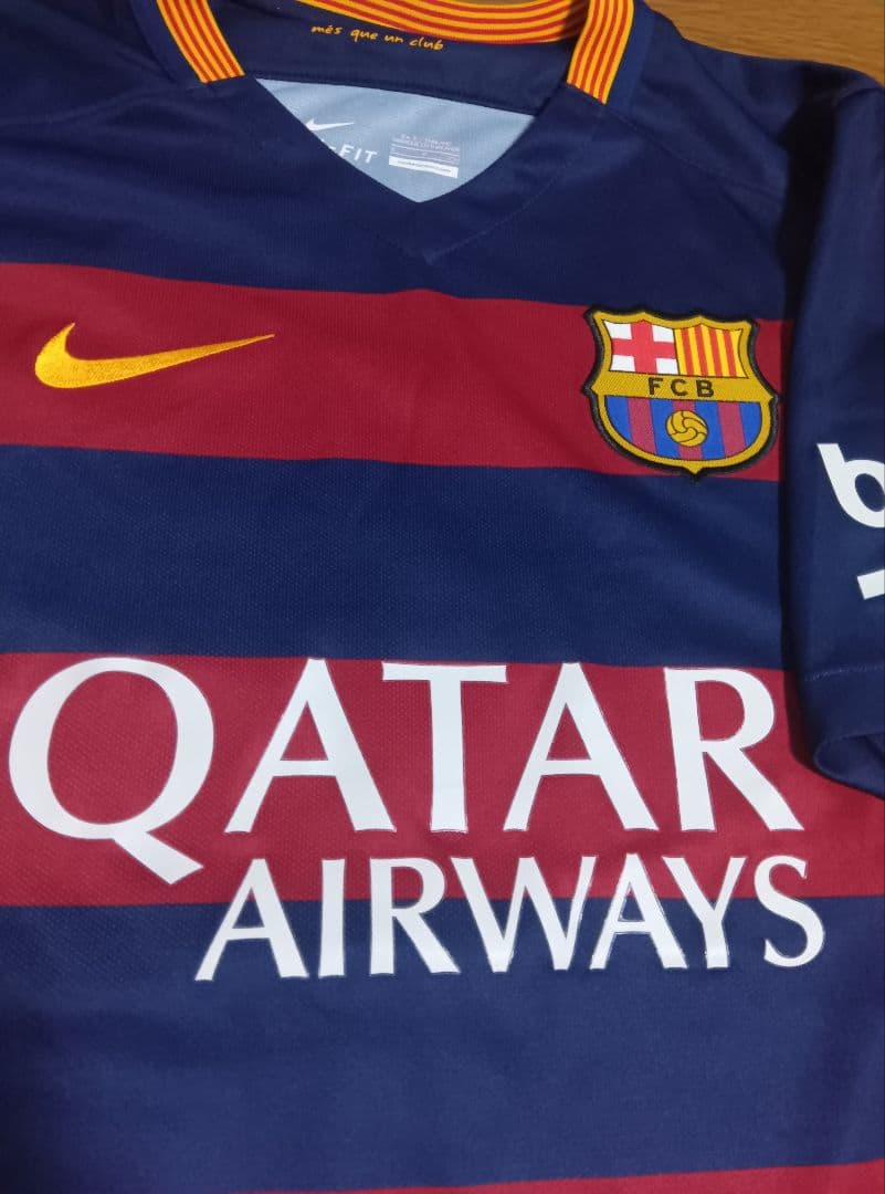 2015-16 バルセロナ　ホーム　ネイマール　11番　美品　当時物　新品未使用