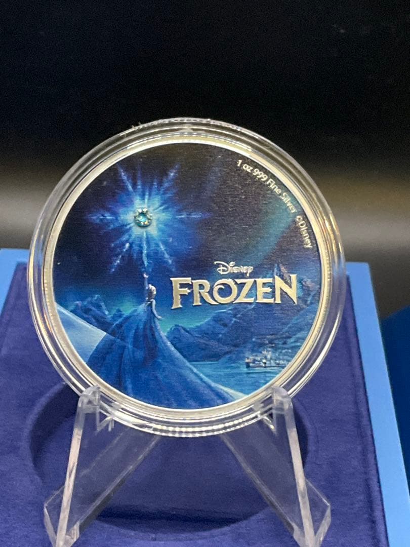 2023年ディズニー・フローズン10周年記念　エルサ　1オンス　プルーフ銀貨