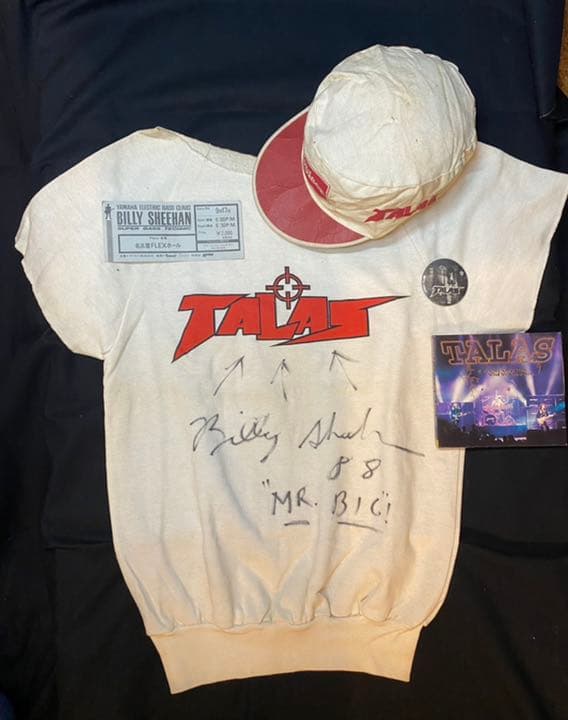 ビリー・シーン サイン入りトレーナーなど TALASグッズ