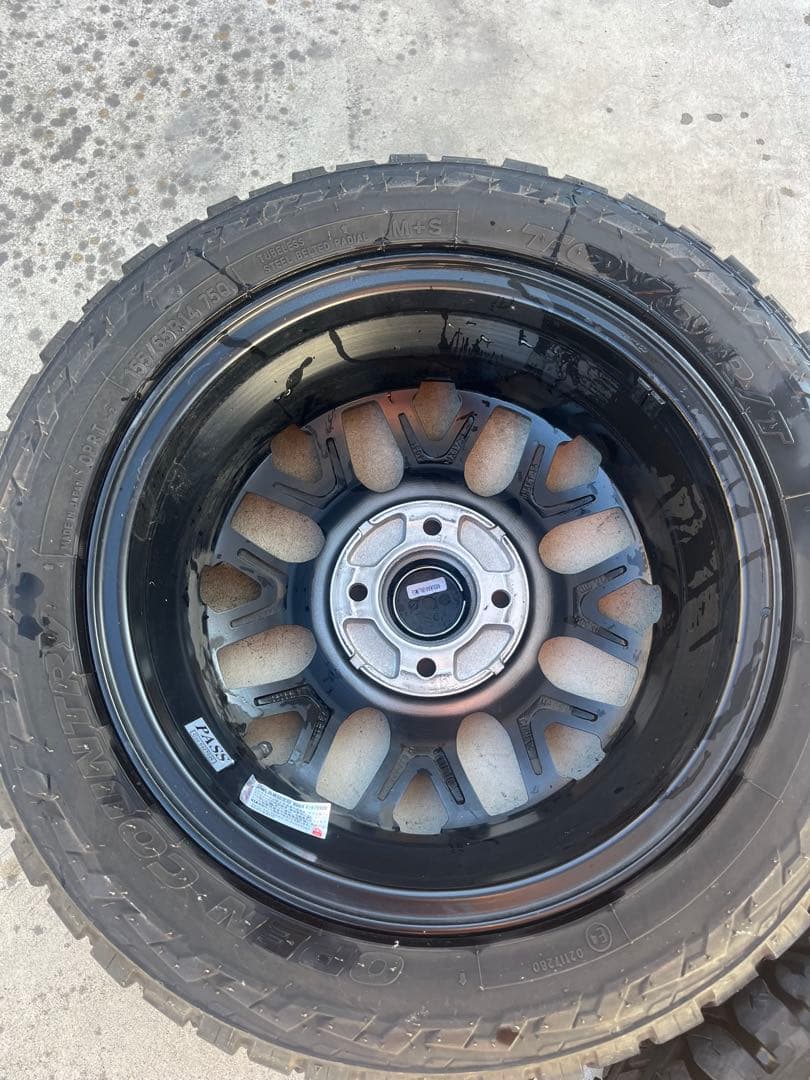 マッドバーン4.5j＋45 オープンカントリー155/65r14 2本セット②