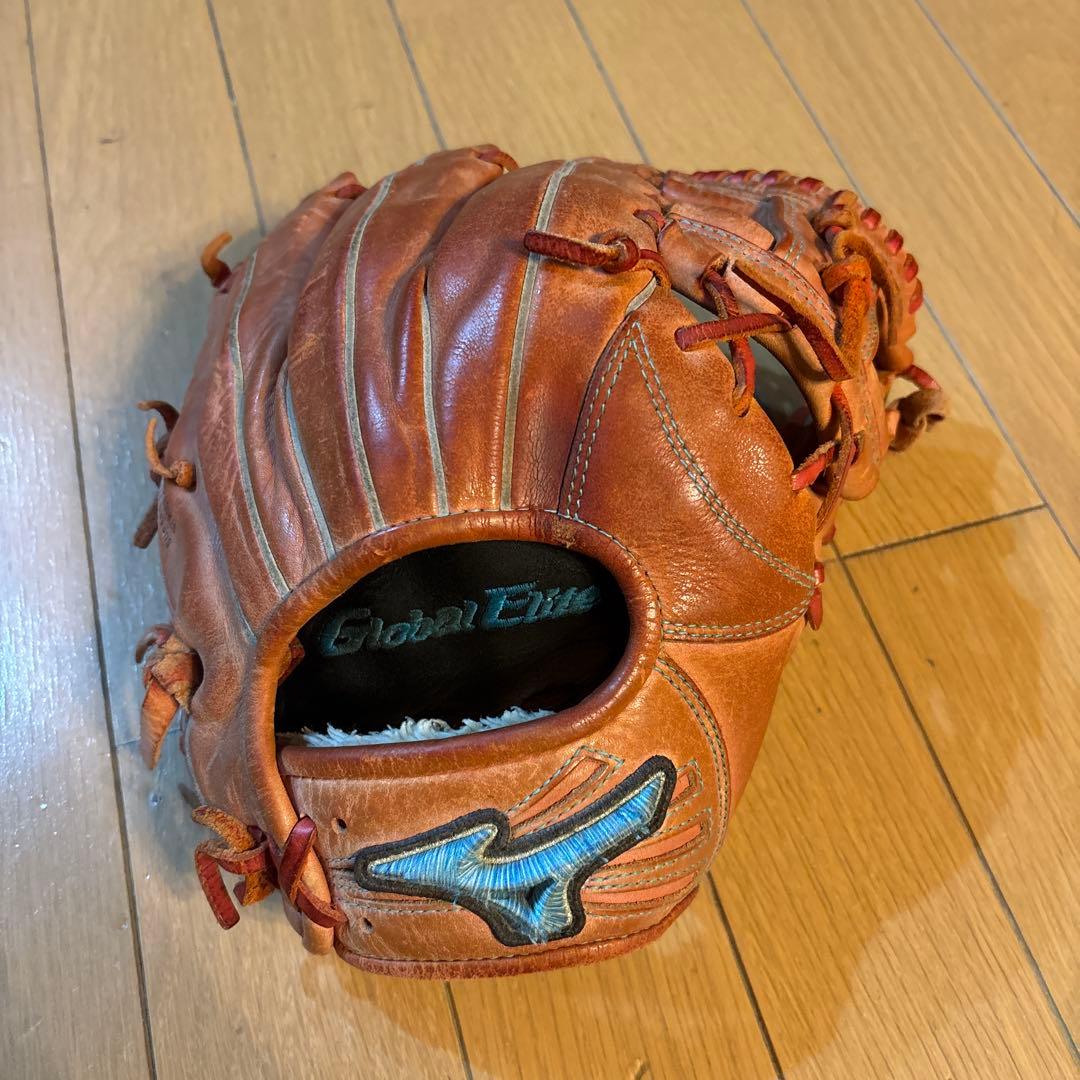 Global Elite 軟式グローブ オレンジ