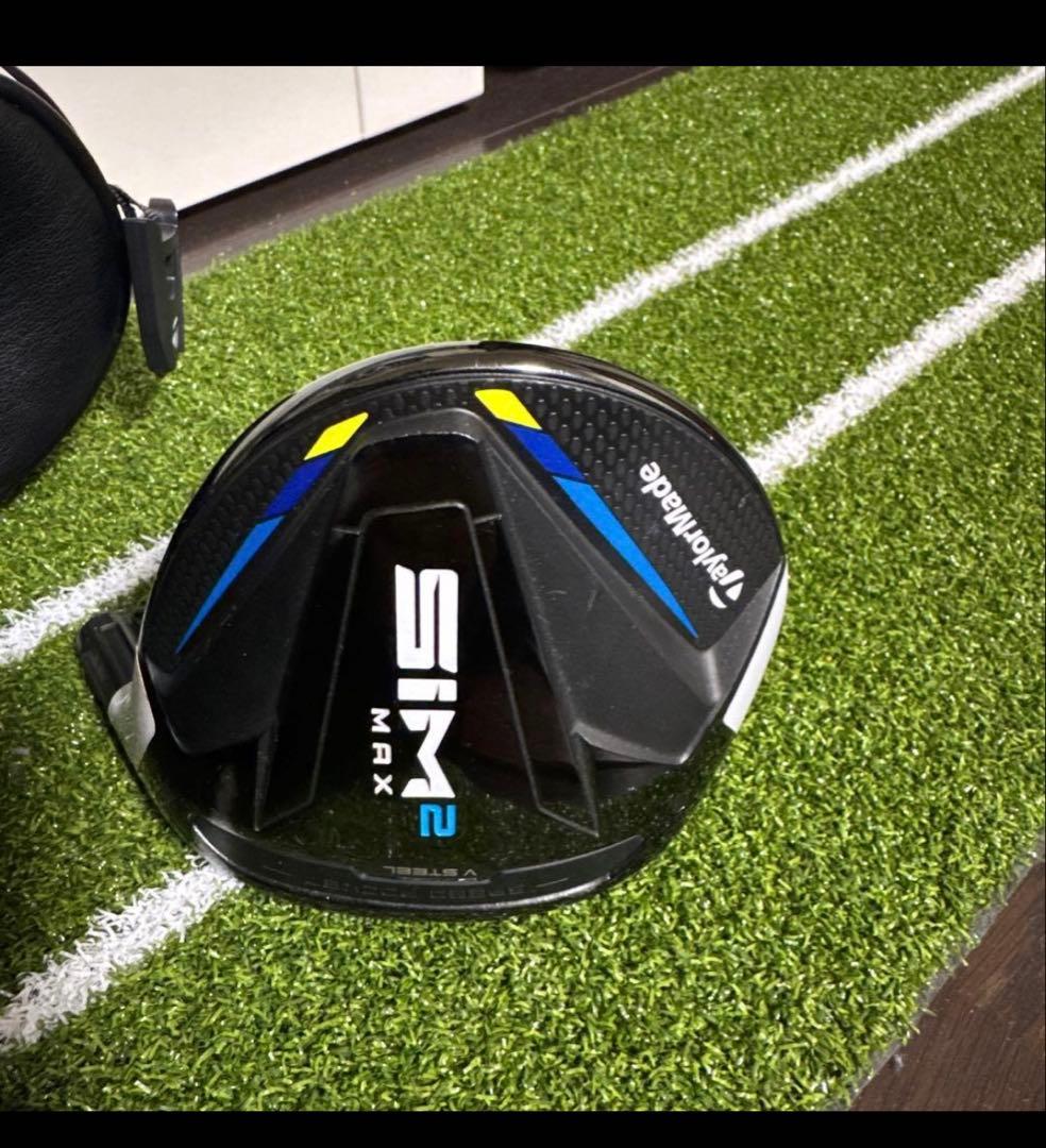 【美品】TaylorMade SIM2 MAX フェアウェイウッド 15度　3w