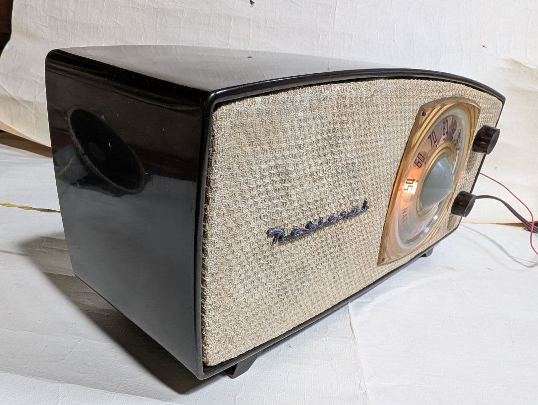 ナショナル　昭和レトロ真空管ラジオ　DX-370　bluetooth、トランス付