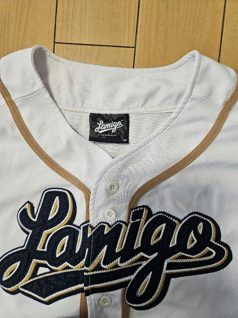 Lanigo ユニフォーム M ホワイト/ネイビー