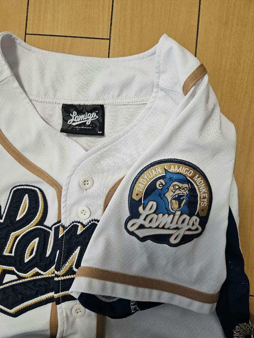 Lanigo ユニフォーム M ホワイト/ネイビー