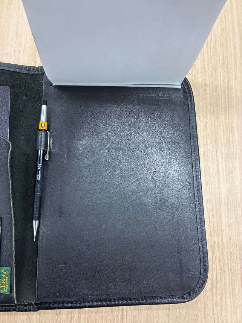 激レア70〜80s LLビーン メモパッド ケース ブラック黒