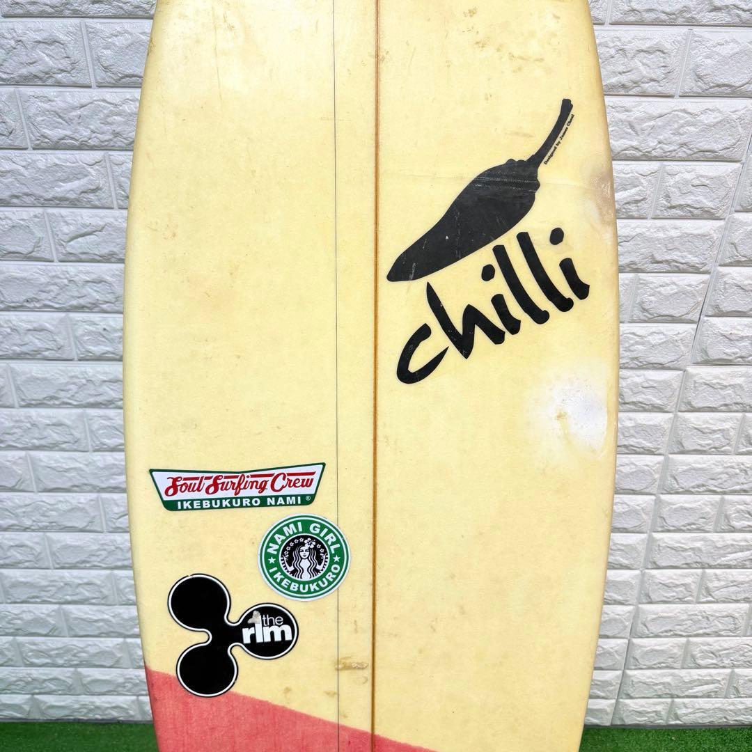 激レア　chilli ショートボード　5’7ft RAREBIRD クアッド