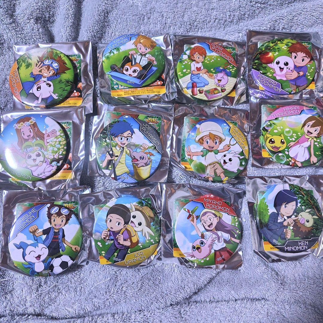 デジモン コンプセット ドでか缶バッジ レジャー