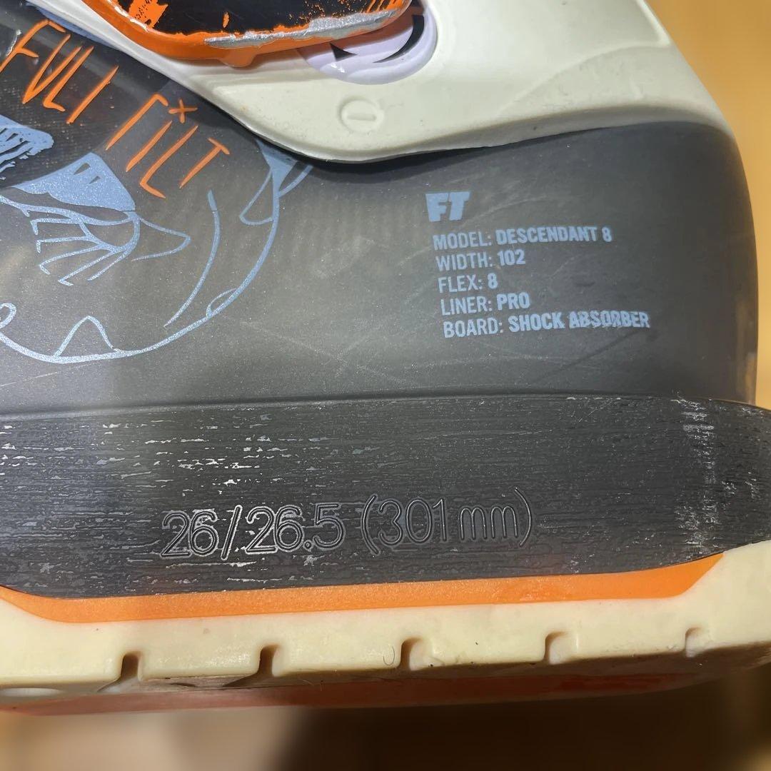 名機FTフルティルトDESCENDANT8 26.0-26.5cmフリースタイル