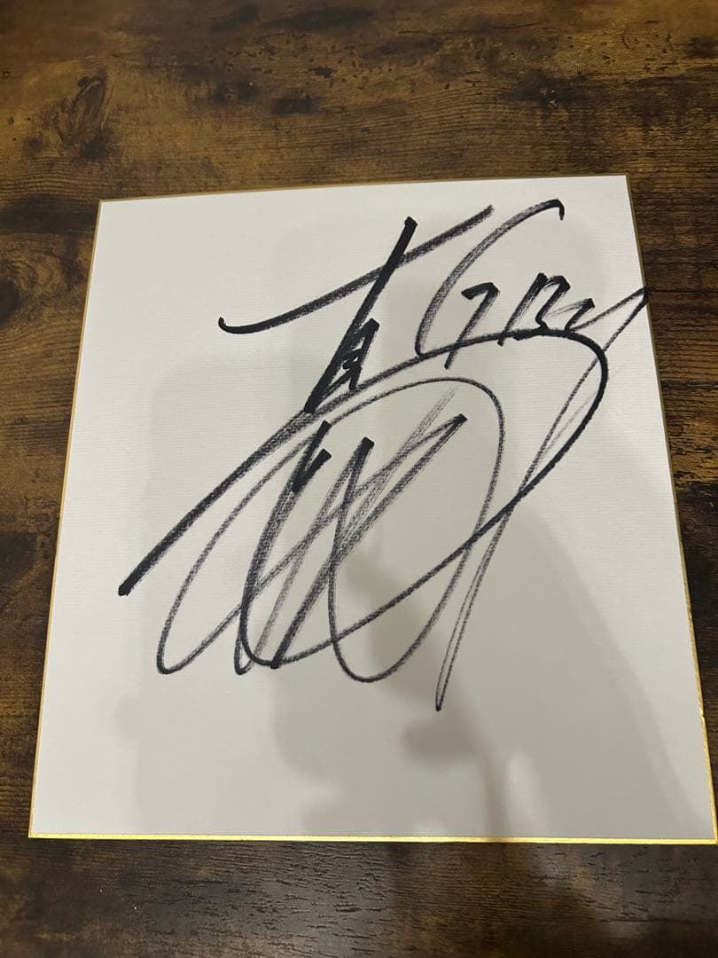 サイン色紙 新日本プロレス　10枚セット（大幅値下げしました）