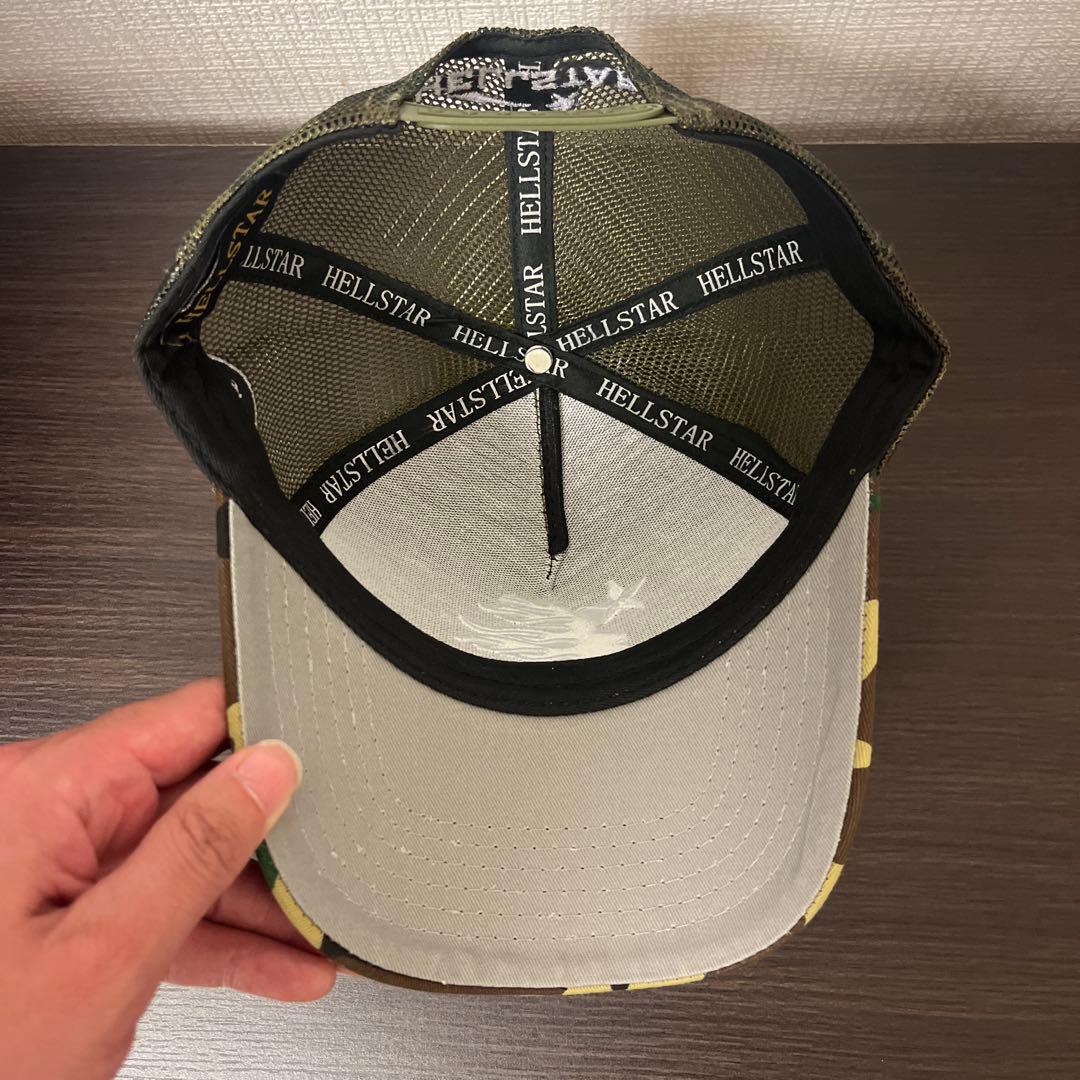 【希少カラー】 HELLSTAR OG カモ柄 SNAPBACK CAP