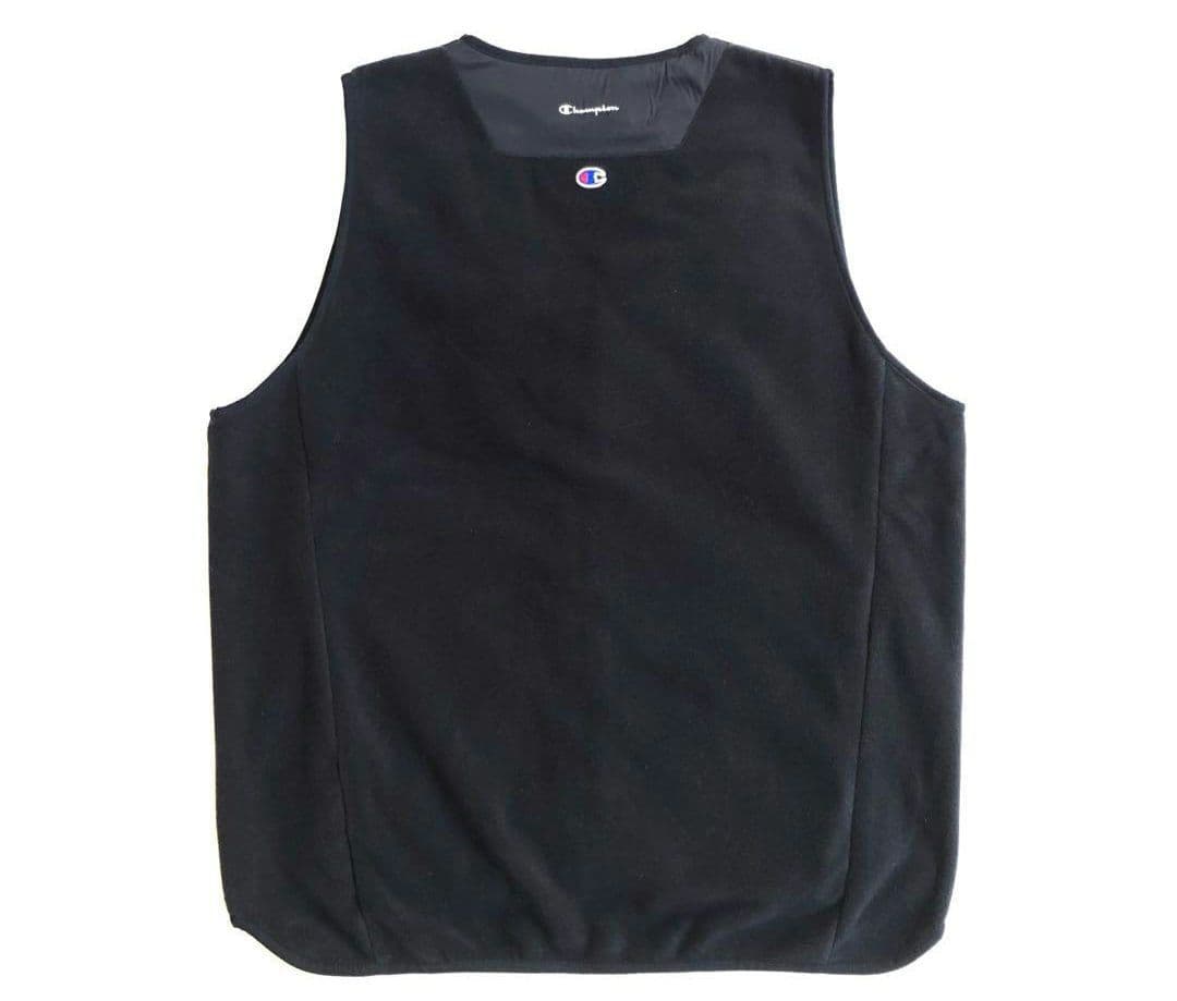 Champion BLACK EDITION フリース ベスト POLARTEC
