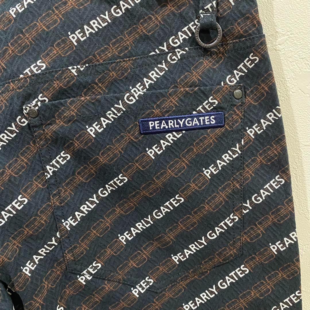 新品【PEARLY GATES】パーリーゲイツ　ジャガード　5ポケットパンツ　5