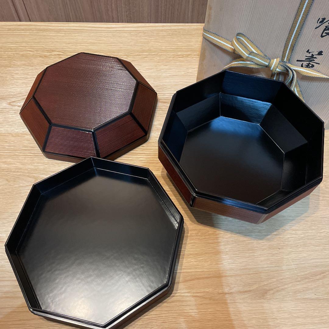 象彦　珍しい形　八角形　喰籠　重箱