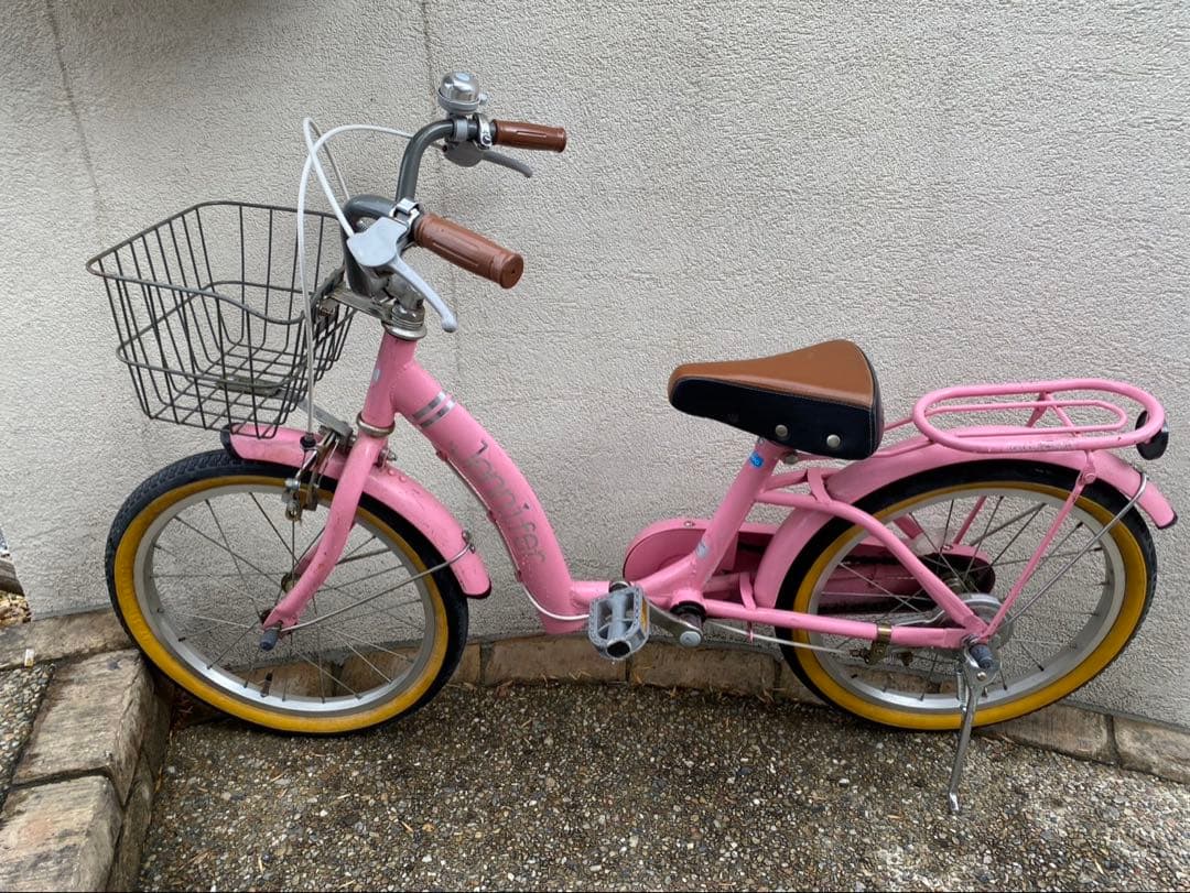 子供用自転車　ピンク　18インチ　愛知県引き取り