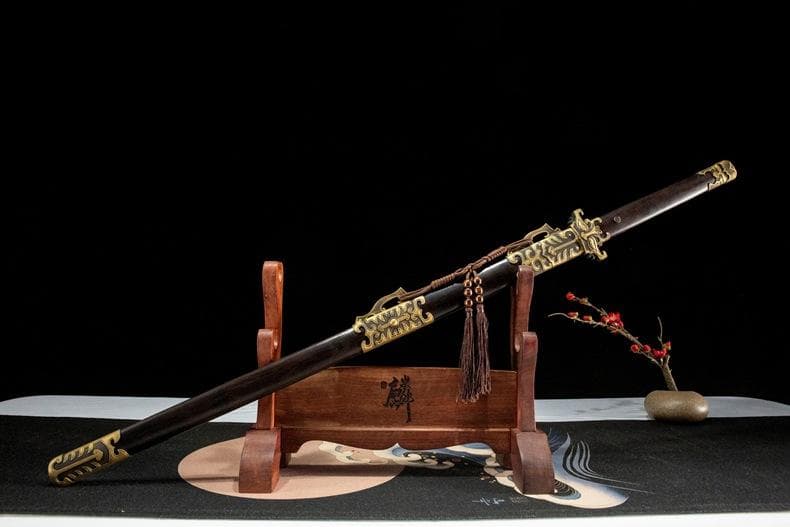 中華武術 刃長73 cm 唐刀・模造刀・模擬刀 練習 武具 【品名】：聴風