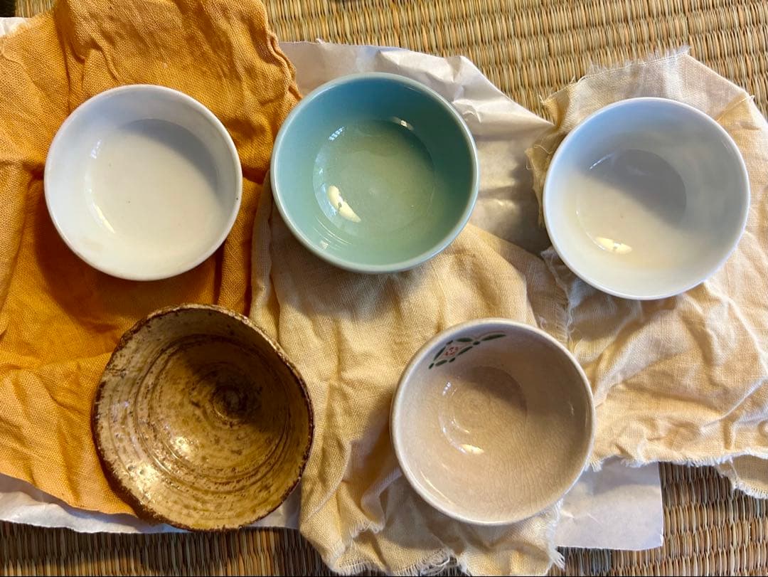 五作家寄せ盃・共箱付き ・8万円のお品