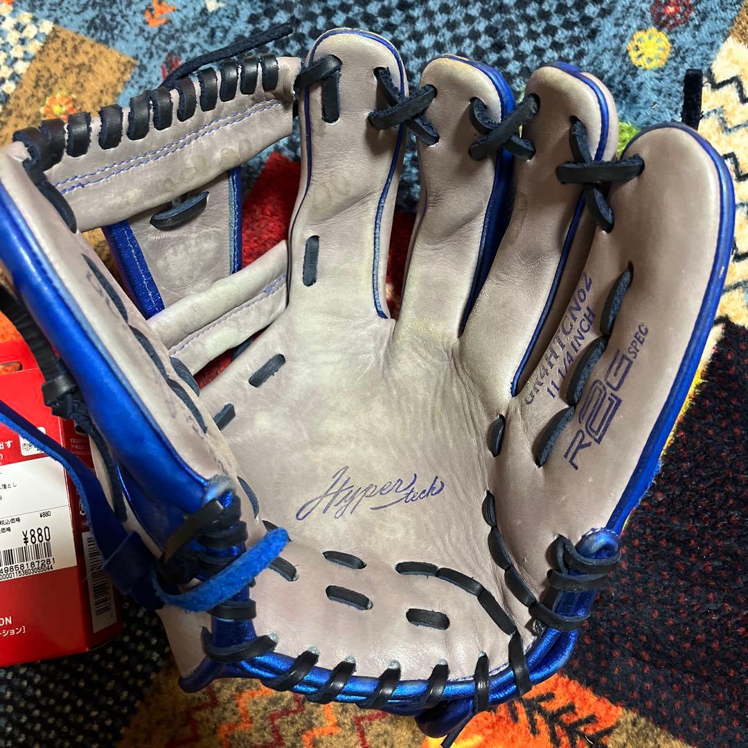 R*I様 ローリングス　Rawlings 軟式グローブ R2 グレー/ブルー