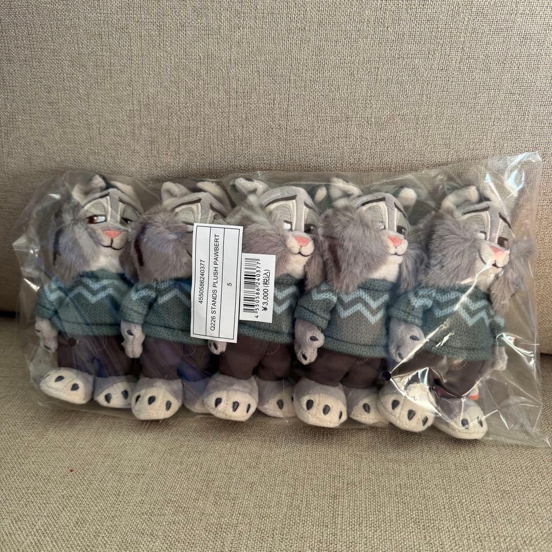新品タグ付き パウバート ぬいぐるみ Disney stanDs ズートピア2