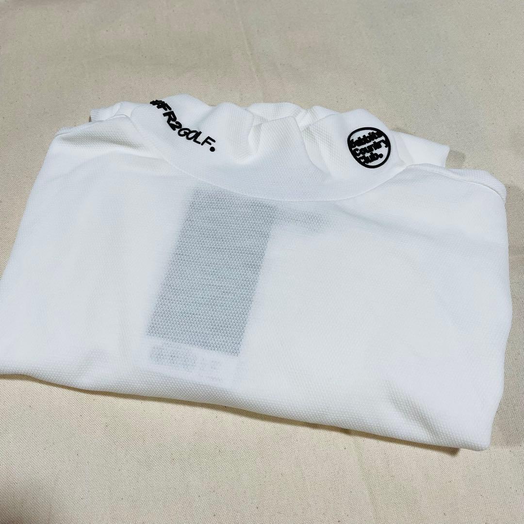 エフアールツーゴルフ #FR2GOLF 長袖 ハイネック シャツ 白 ラビッツ