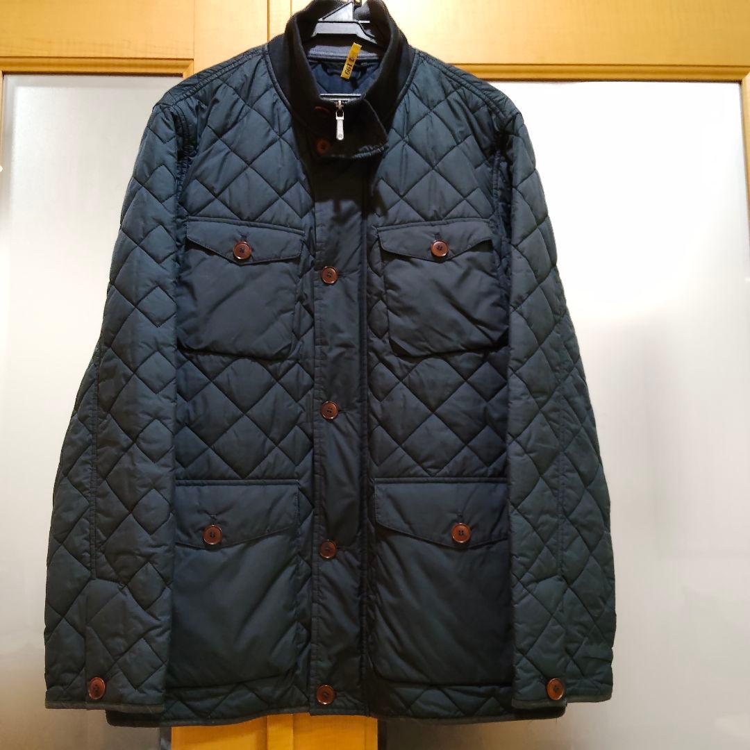 dunhill ダンヒル キルティングジャケット ネイビー