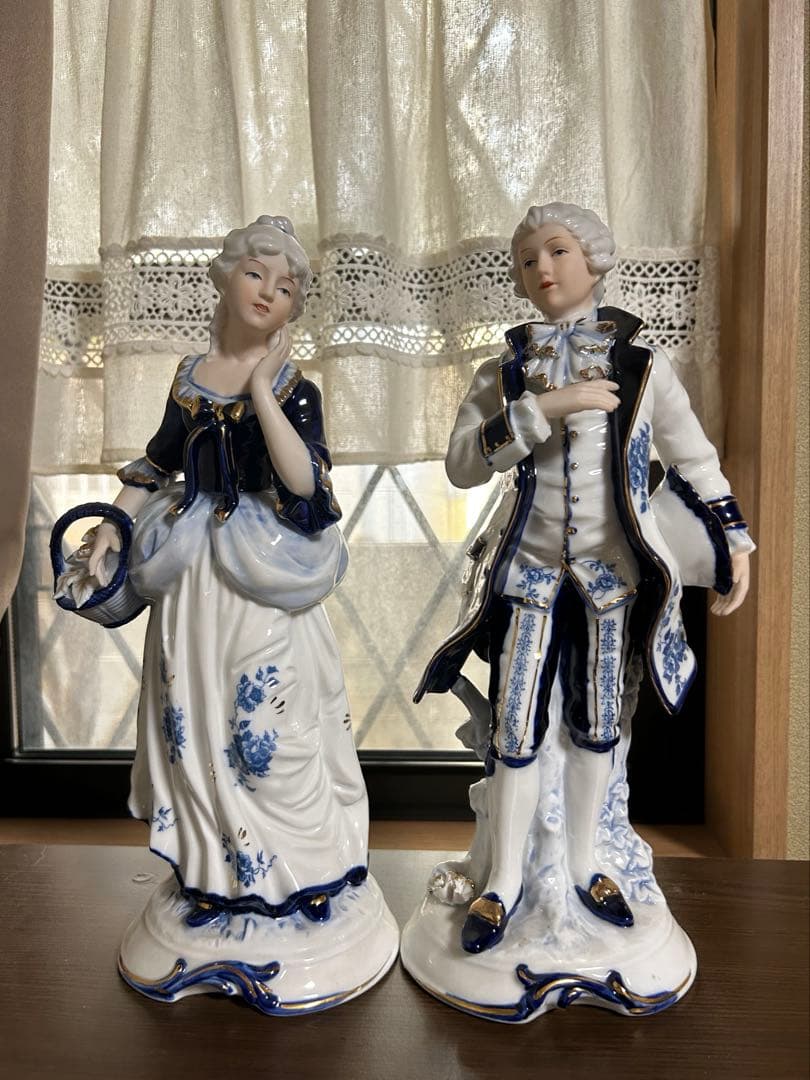 ドマン社　陶器人形　ペア