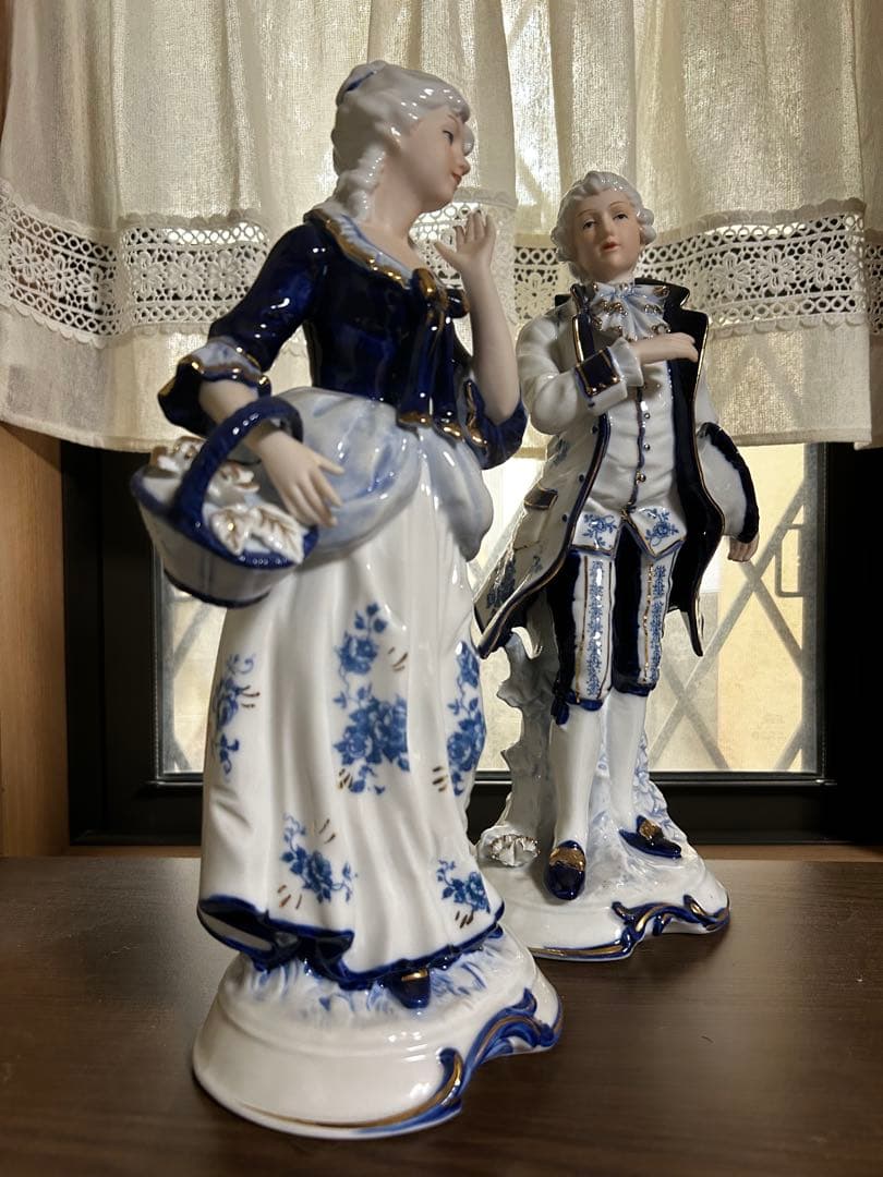 ドマン社　陶器人形　ペア