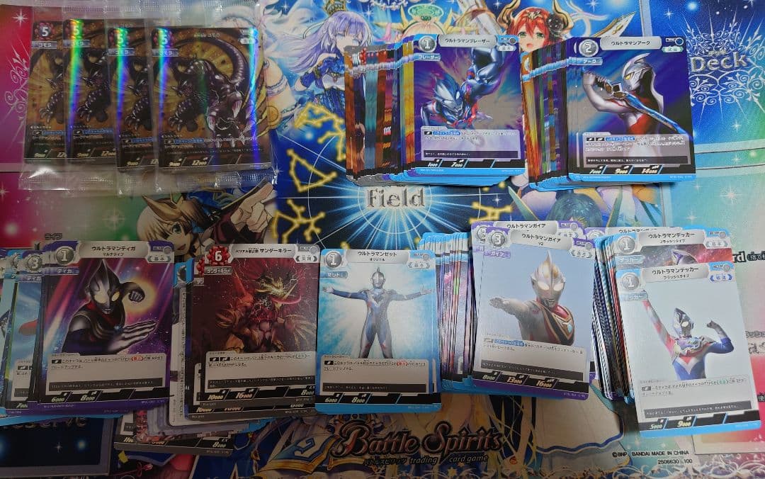 ウルトラマンカードゲーム　引退品　デッキセット