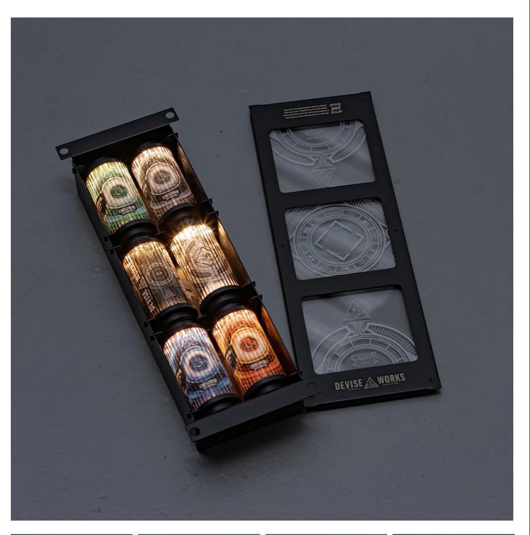 DEVISE WORKS ランプホルダー 6個収納　ハーフユニットサイズ