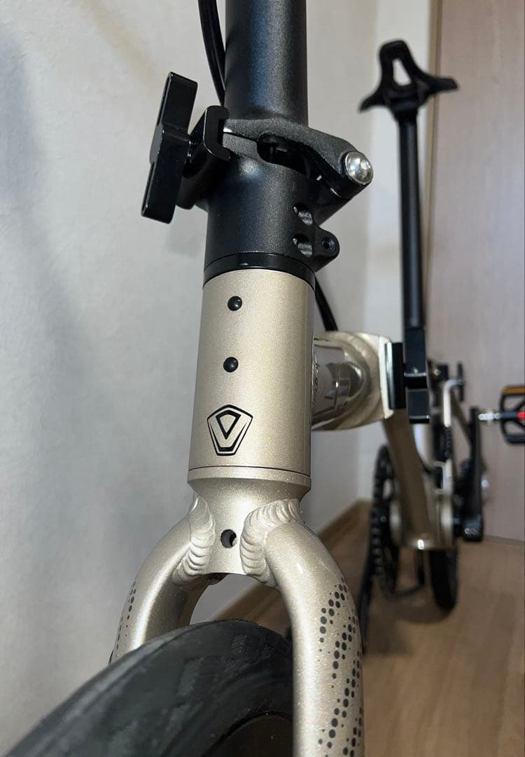 超軽量アルミ合金 競速 Brompton同系 16インチ 折りたたみ自転車