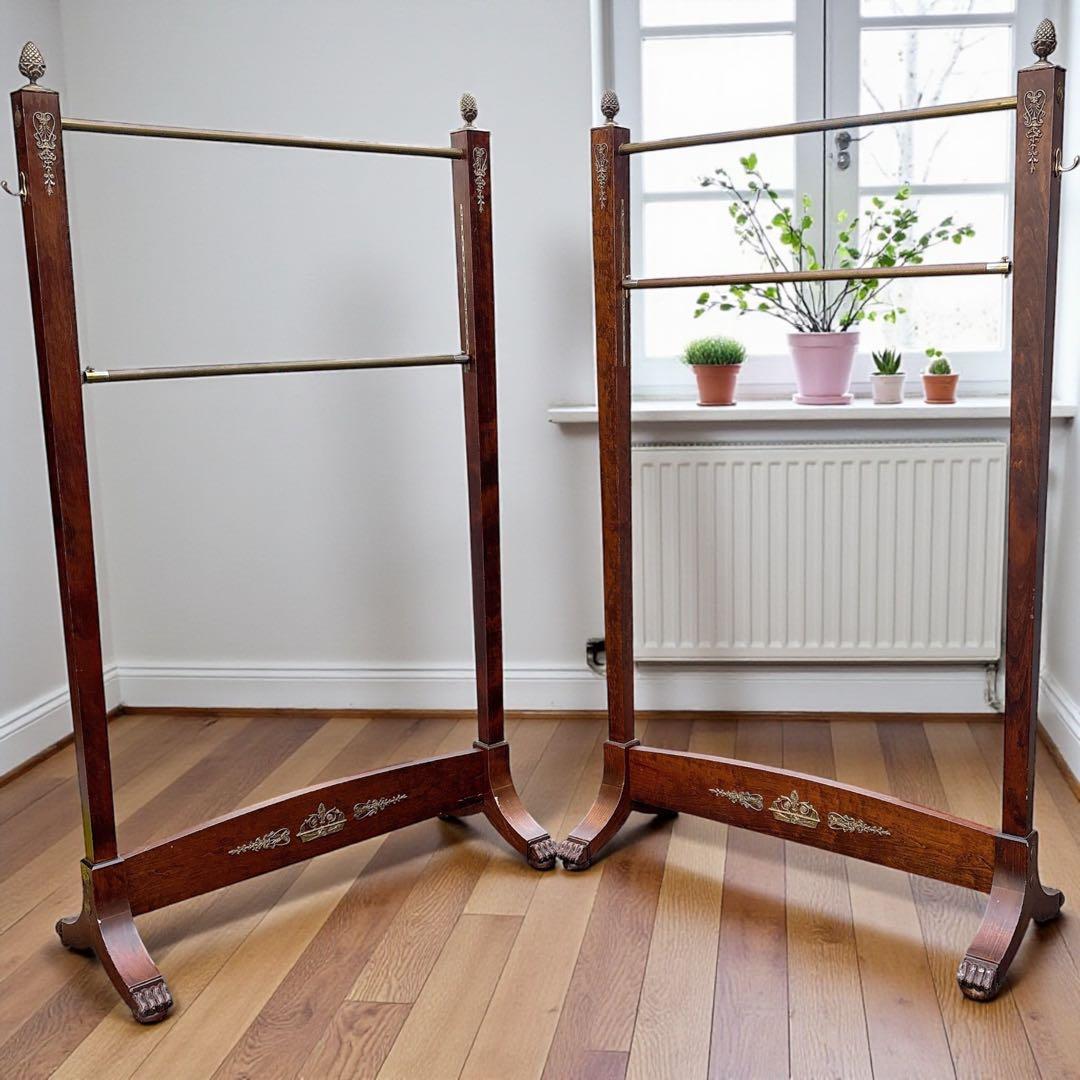 アンティーク 北欧 ハンガーラック メタルラック 店舗什器 木製 装飾 獣脚