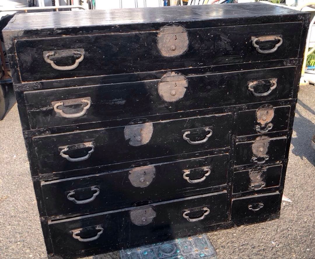 昭和レトロ　明治大正　和ダンス　家具