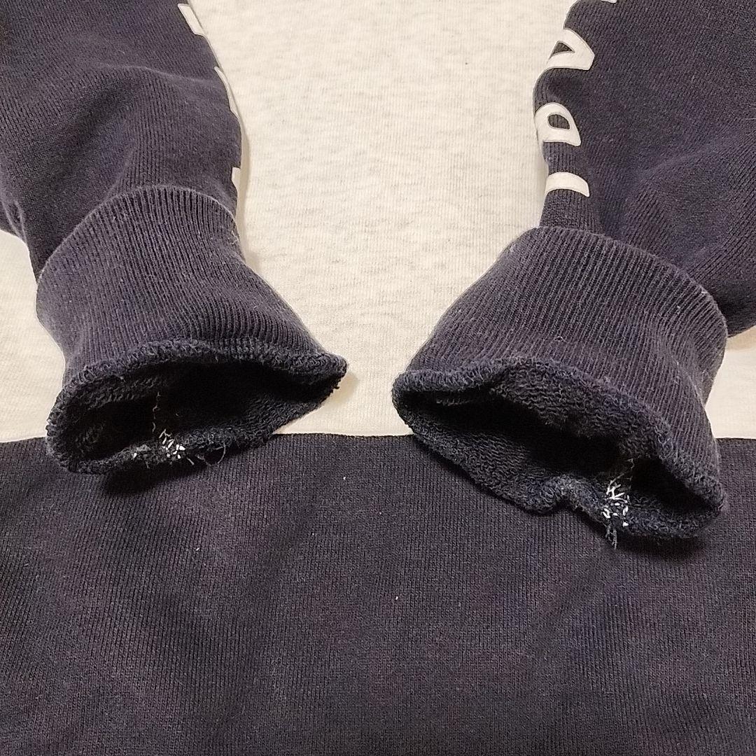 PEARLY GATES パーリーゲイツ 袖ロゴプルオーバーパーカー バイカラー