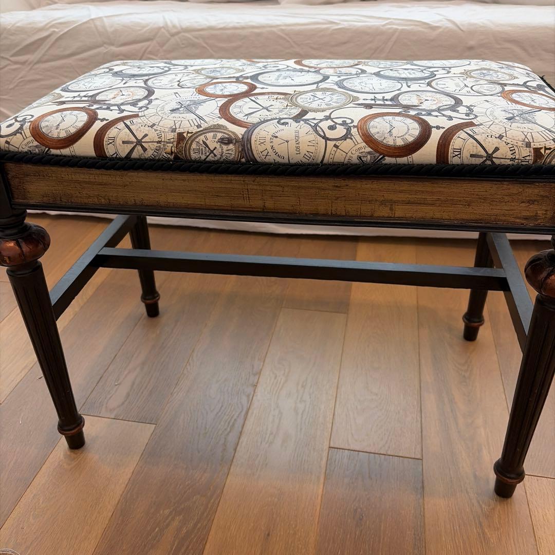 イギリスアンティーク　スツール　ベンチ