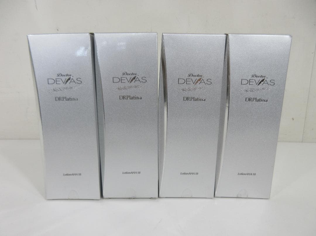0713W ドクターデヴィアス プラチナ ローションAHA18 化粧水 4箱