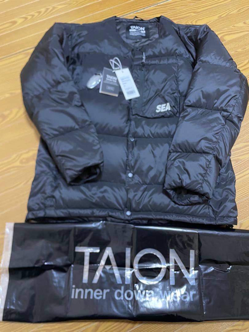 WIND AND SEA x TAION Inner Down BK サイズXL