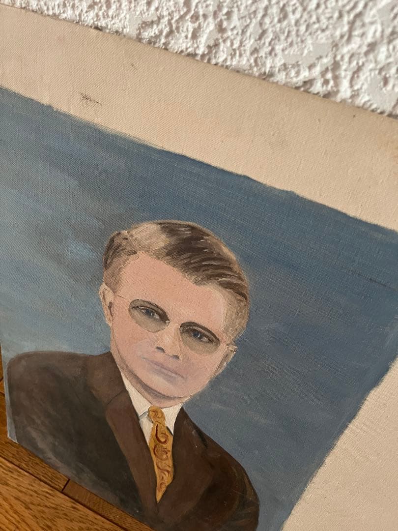 ヴィンテージ 油絵 アート hooked vintage RRL ラルフローレン