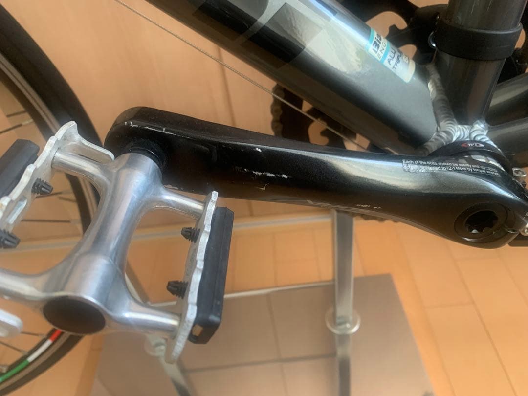 Bianchiグレー アルミフレーム ロードバイク 700C