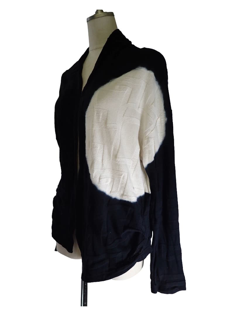 Y's / Yohji Yamamoto コットン バイカラー カーディガン